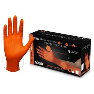 8 MIL GRIP NITRILE GLOVE LG